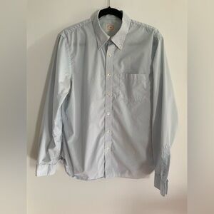 Brooks Brothers Light Blue Striped Dress Shirt